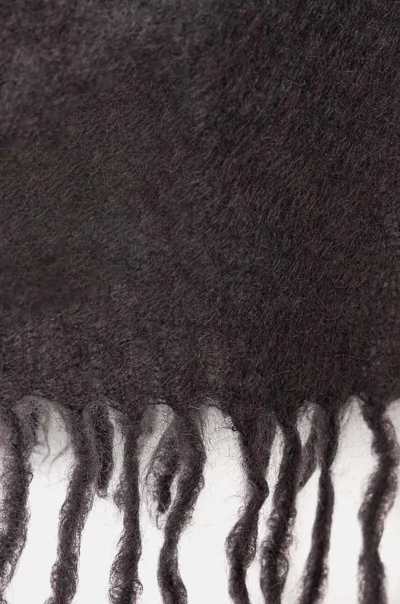 sciarpa in lana Regina - Fluffy Days Marrone miniatura 2