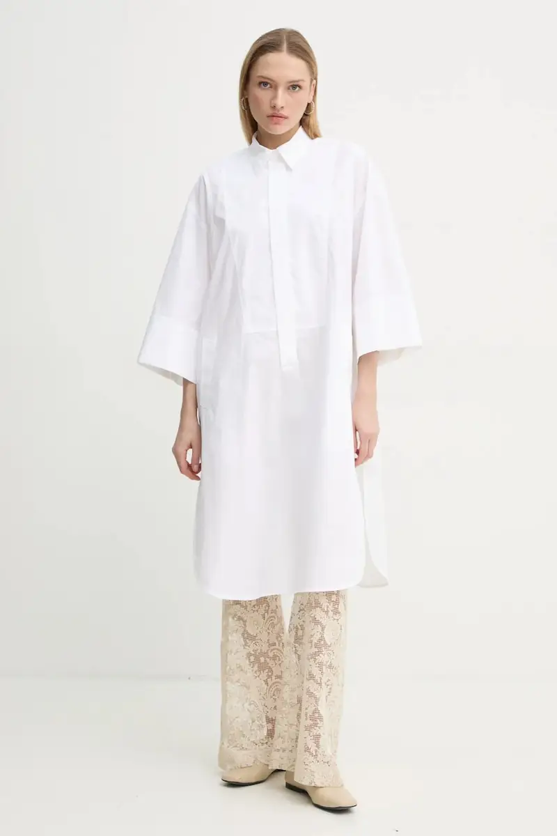 vestito in cotone Ambre colore beige DAY65243644