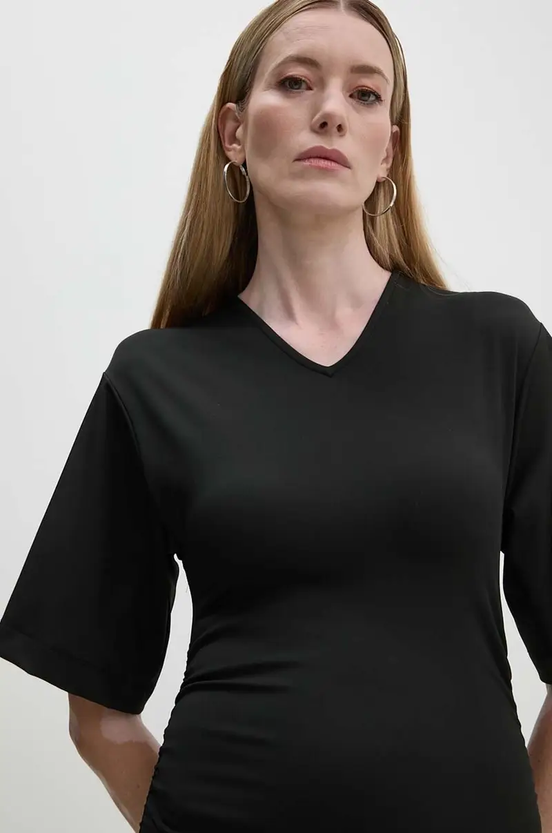 vestito Margaret - Modern Interlock Nero miniatura 5