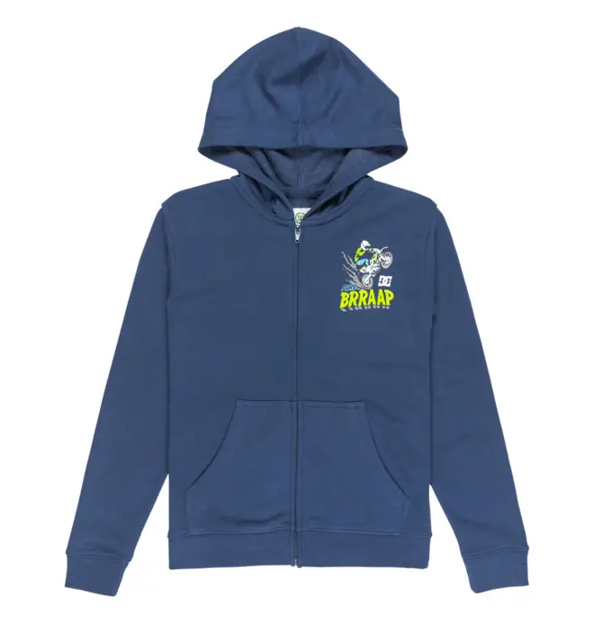 DC Brap - Felpa con cappuccio e zip da Ragazzo