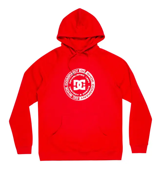 DC Corpo - Pullover con cappuccio Red Uomo