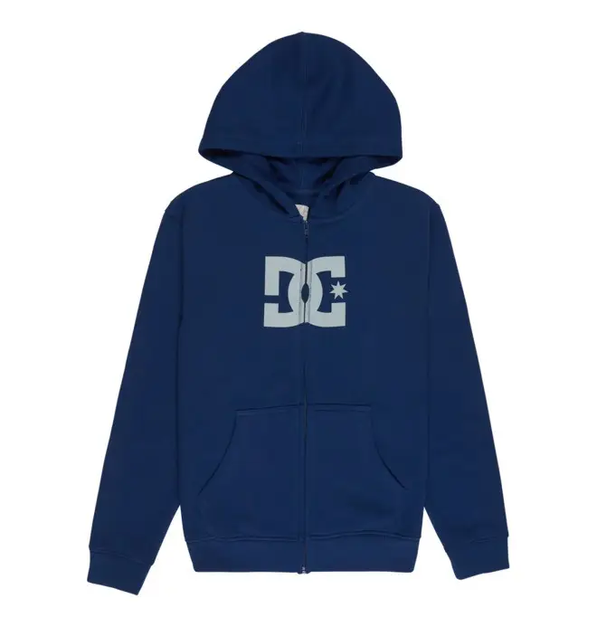 DC Star - Felpa con cappuccio e zip da Ragazzo