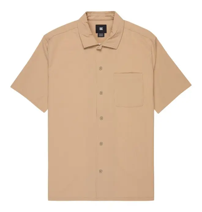 Dc Shoes - Camicia a maniche corte da Uomo in tessuto traforato
