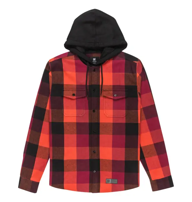 Ruckus - Camicia a maniche lunghe con cappuccio da Uomo