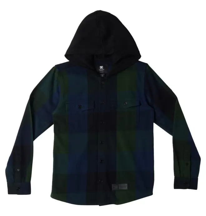 Ruckus Hooded - Camicia a maniche lunghe con cappuccio da Ragazzo 8