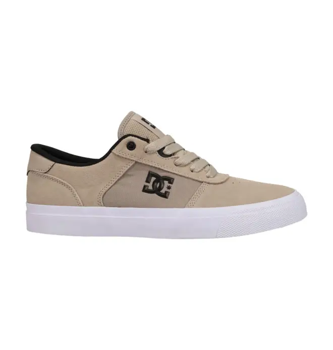 DC Shoes - Sneakers beige da Uomo in pelle e camoscio