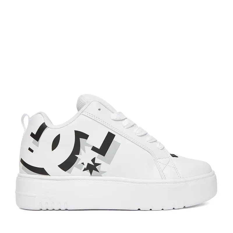 Sneakers DC CEO-COURT GRAFFIK PLATFORM DC02422101 Bianco