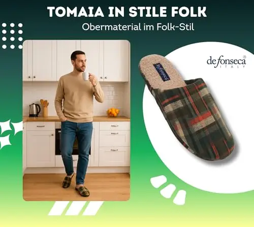 De Fonseca Pantofole Uomo Verde 3723546 miniatura 2