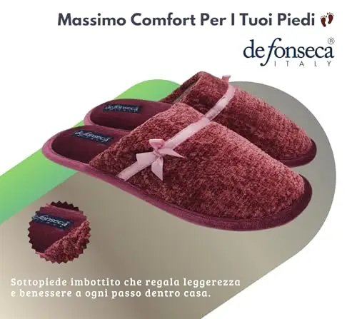 De Fonseca Pantofole Donna Rosa 3080643 miniatura 3