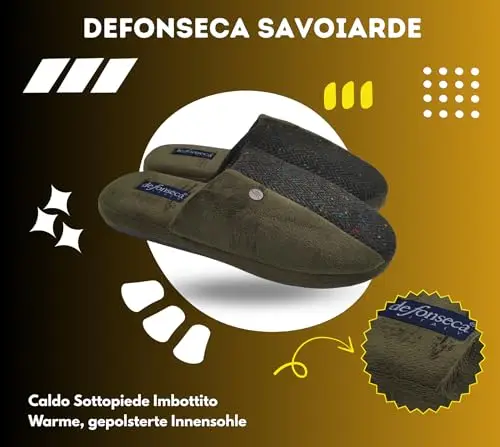 De Fonseca Pantofole Uomo Verde 3165306 miniatura 3