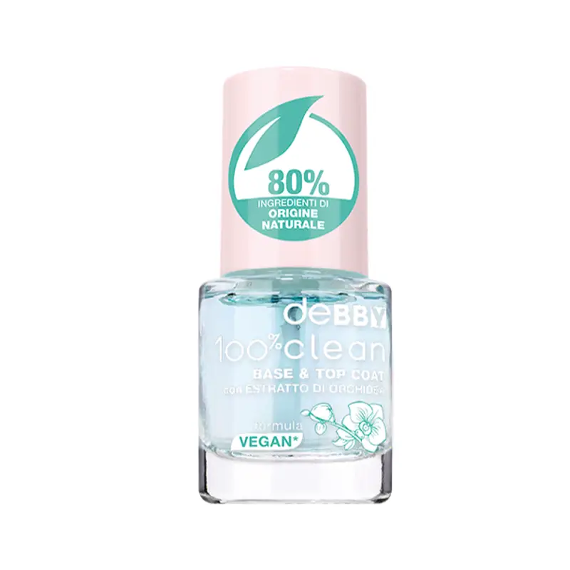 100% Clean Base & Top Coat 01 transparent