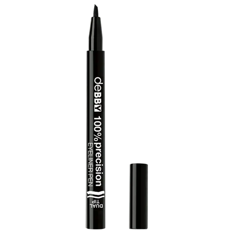 Debby 100% Precision Eyeliner Dual Pen Nero