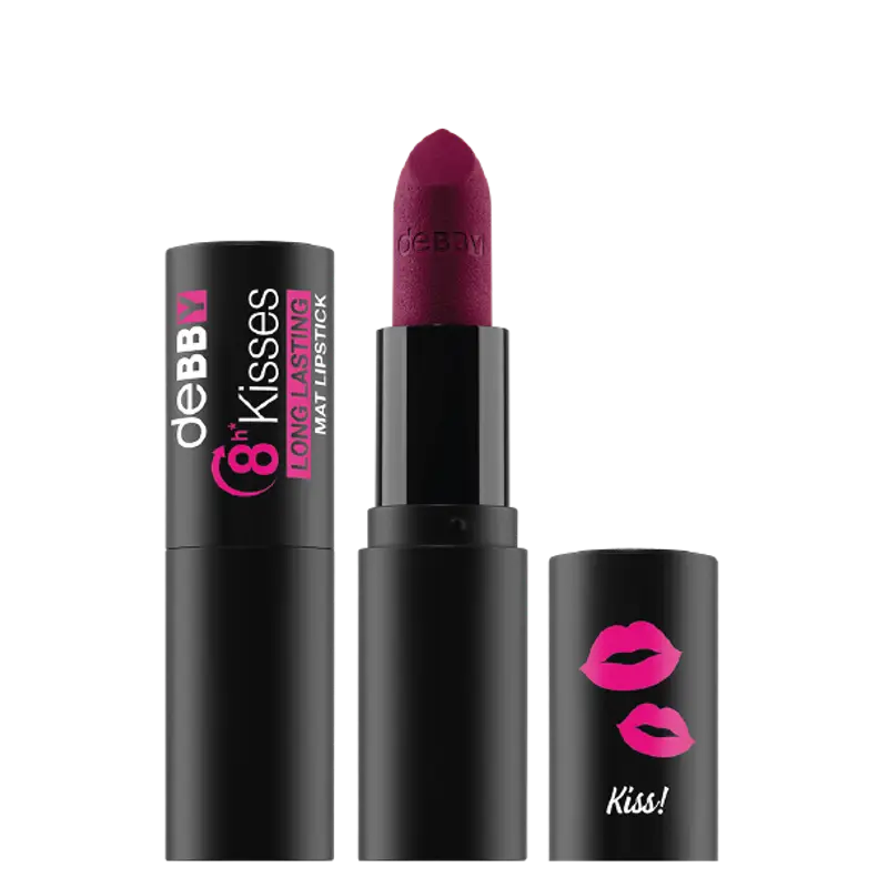 Debby 8h Kisses Long Lasting Mat Lipstick 11 adventurous violet