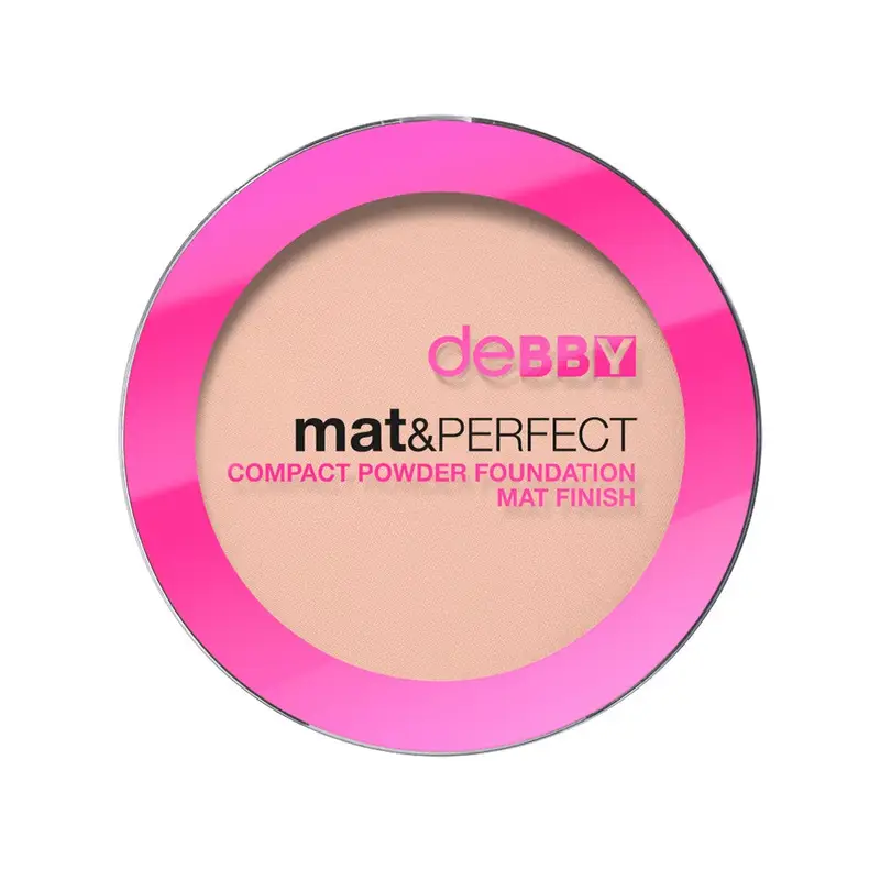 Debby Mat & Perfect Compact Powder Foundation 01 ivory