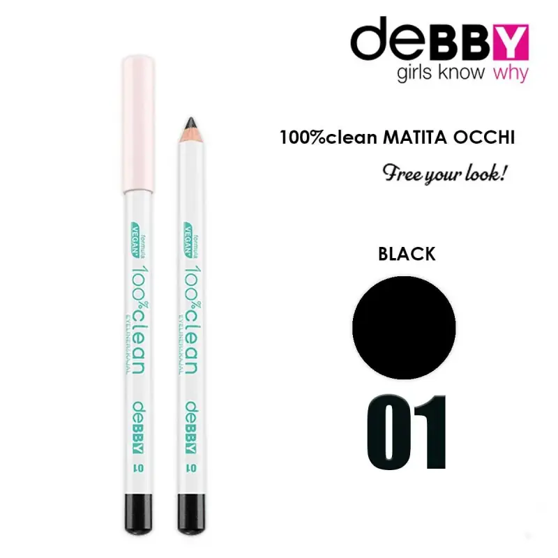 matita occhi 100% clean 1 black