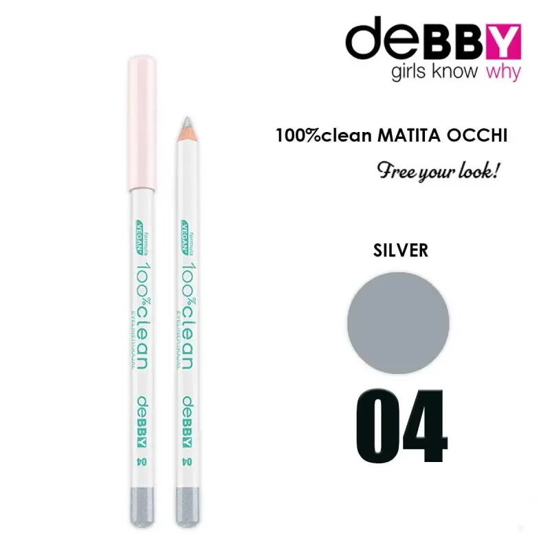 matita occhi 100% clean 4 silver