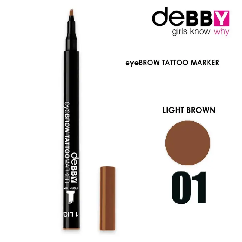 matitone sopracciglia tattoo marker 01 castano chiaro