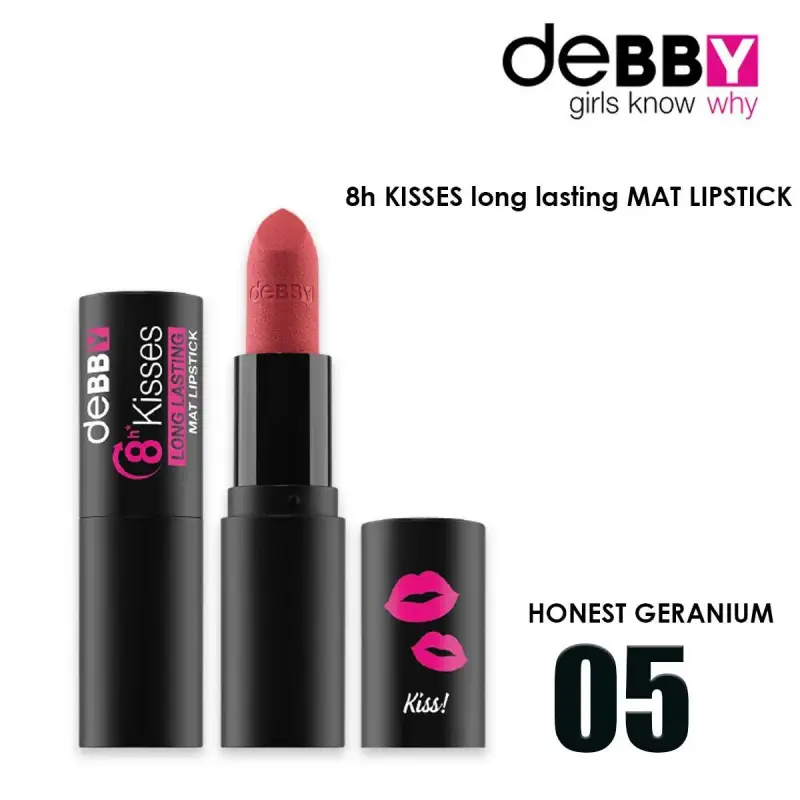 rossetto lunga durata mat 8h kisses 05 honest geranium