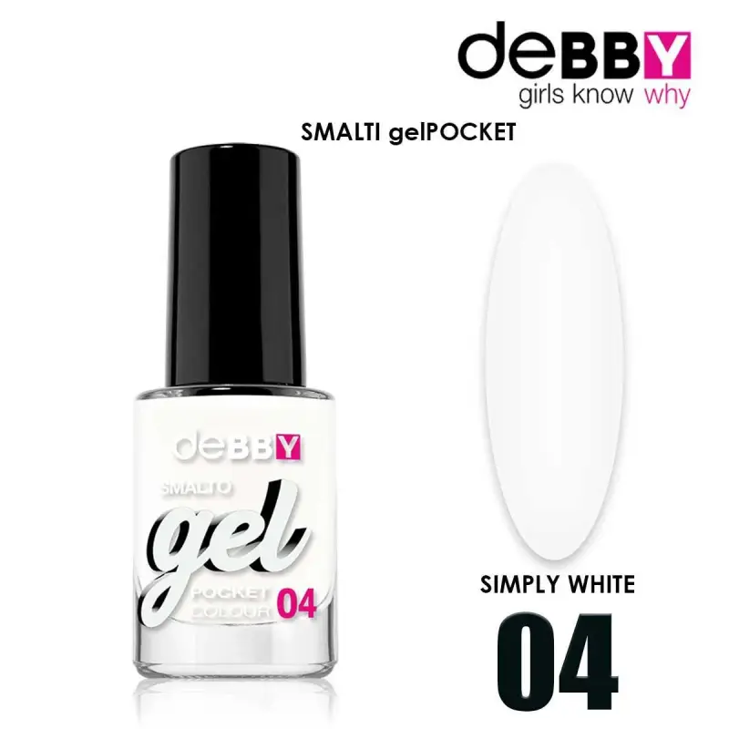 smalto gel pocket 04 simply white