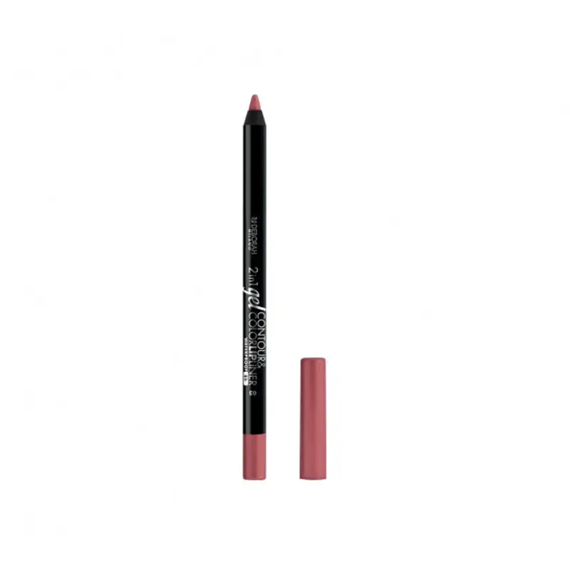 Deborah 2 in 1 Gel Contour & Color Lipliner 3 dusty pink