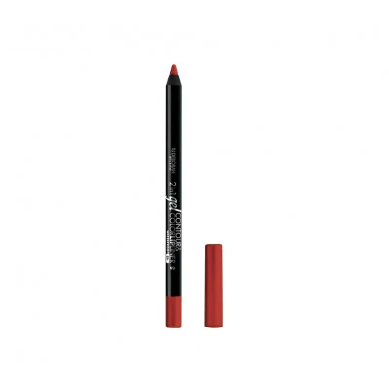 Deborah 2 in 1 Gel Contour & Color Lipliner 6 rubine