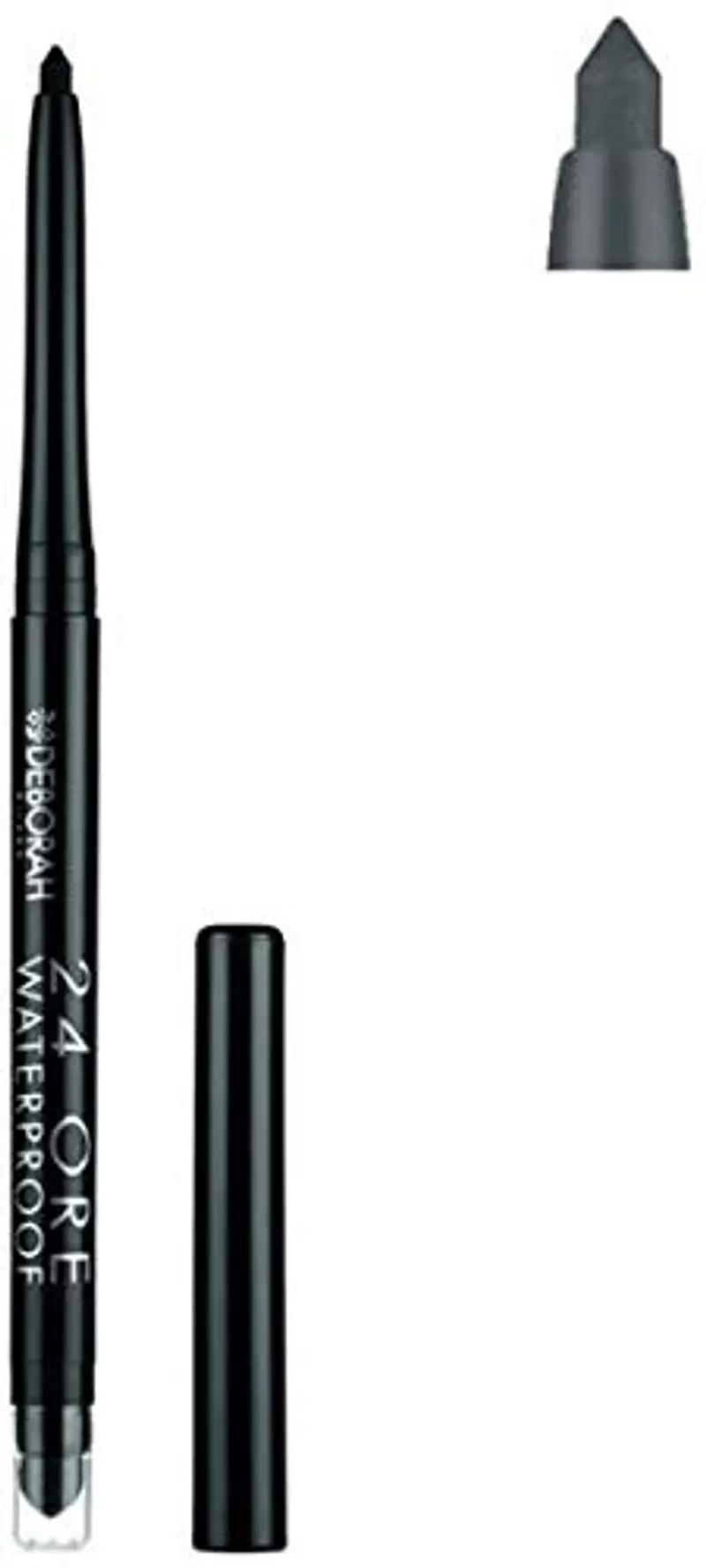Deborah Milano - Matita Occhi 24 Ore Automatica Waterproof, 07 Grey, a Lunga Durata, Alta Precisione e Ultra-pigmentata, Dona uno Sguardo Intenso e Definito, 0.5 gr miniatura 3