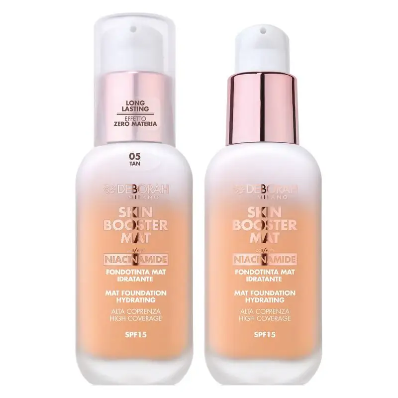 Skin Booster Mat Spf 15 - Fondotinta Mat Idratante 05 - Tan (30 Ml)