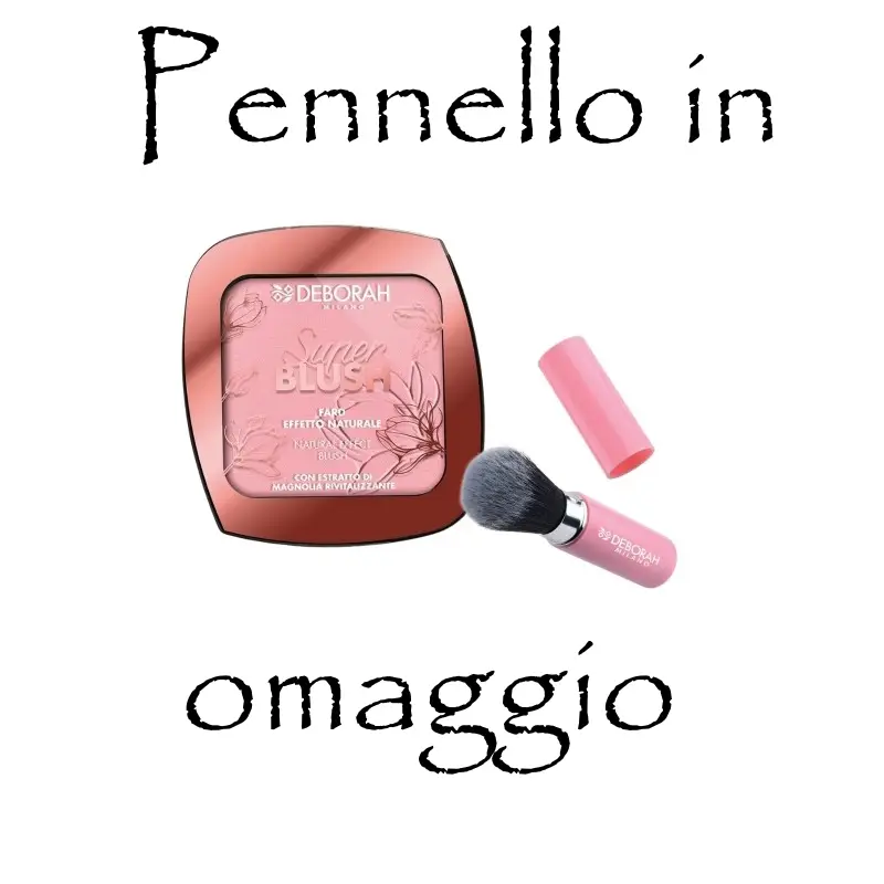 Deborah Super Blush Mat + Pennello Omaggio 01 rose