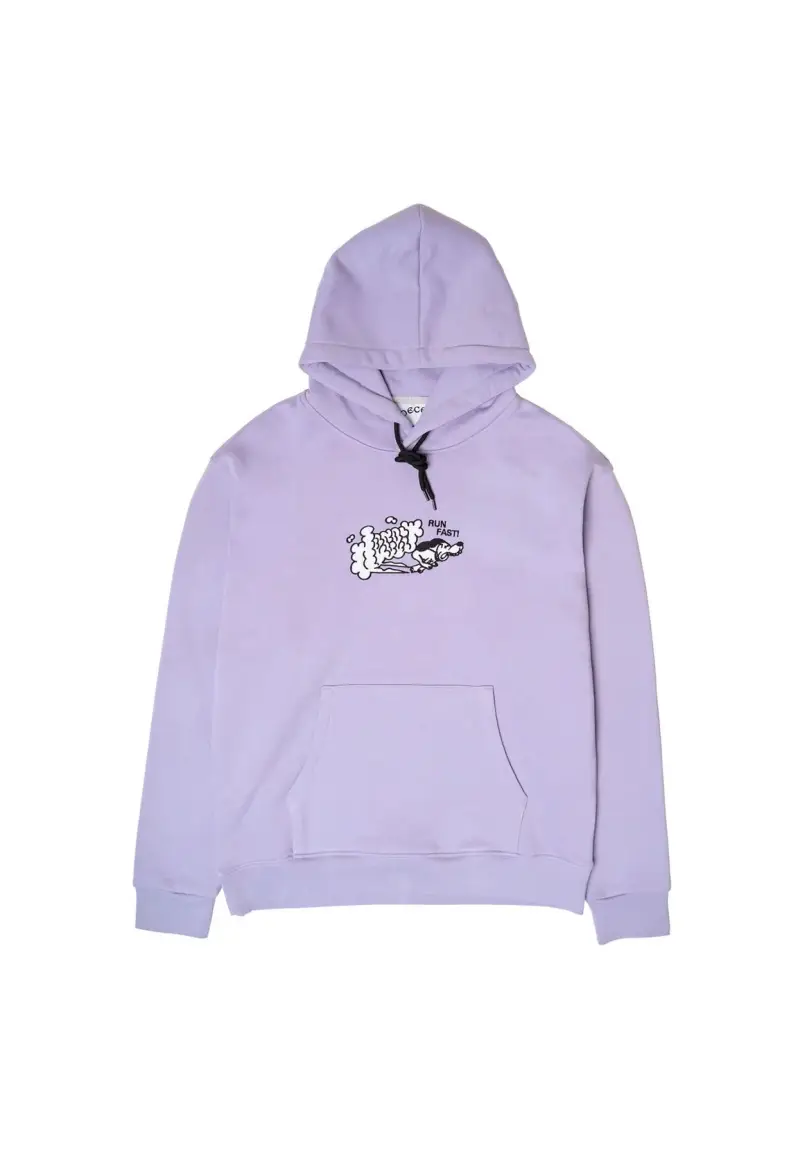 RUN FAST HOODIE - M / Rosa