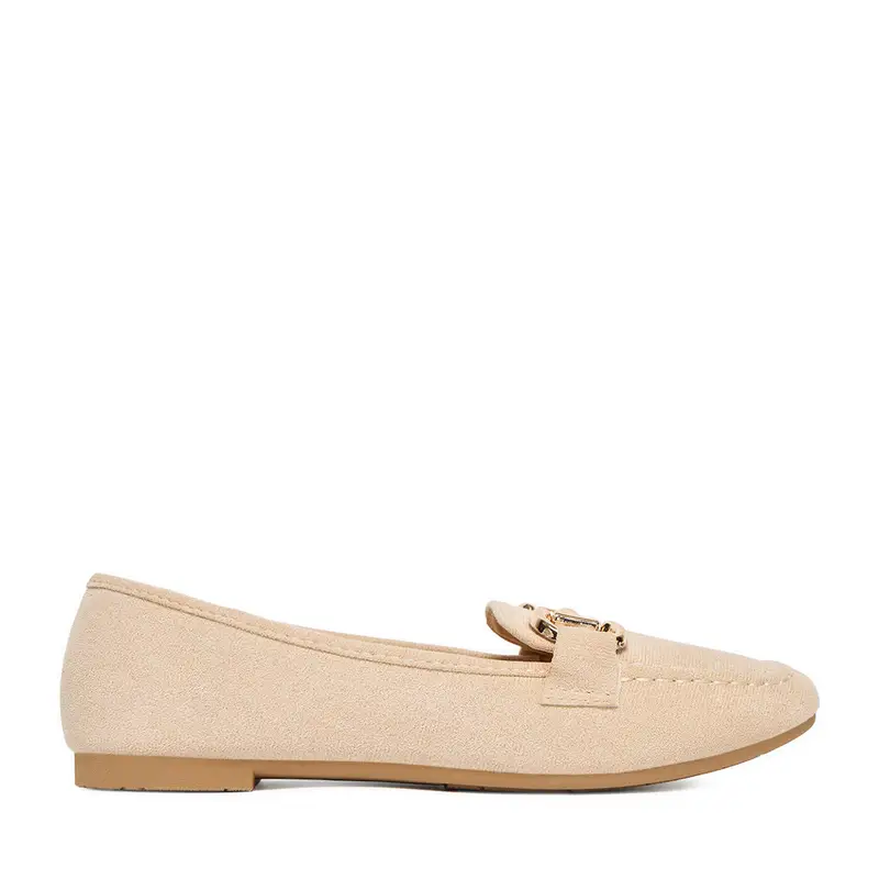 Chunky loafers DeeZee LE601-42 Beige