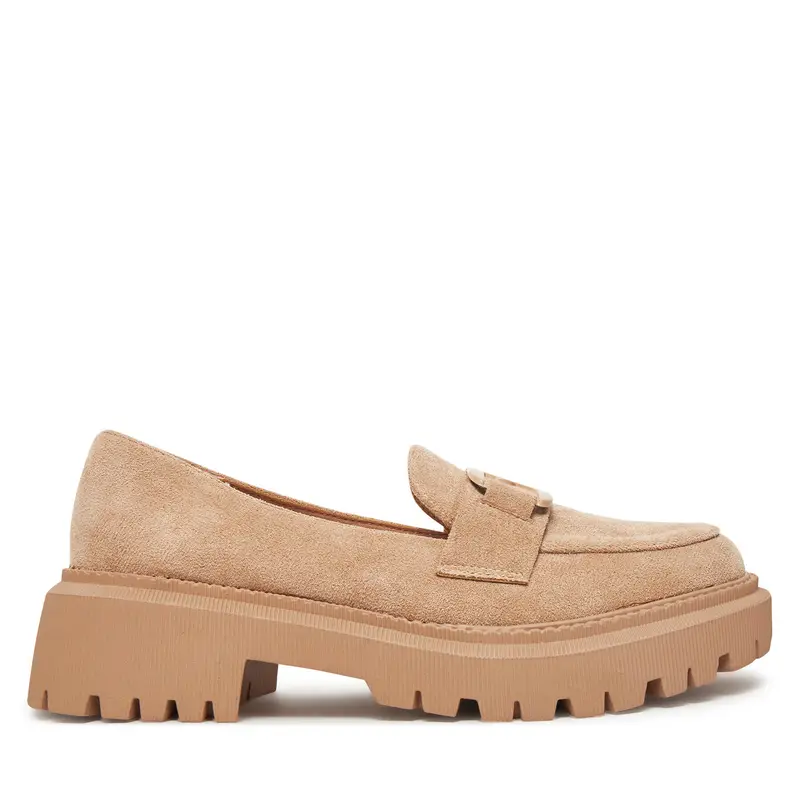 Chunky loafers DeeZee LE601-5 Beige