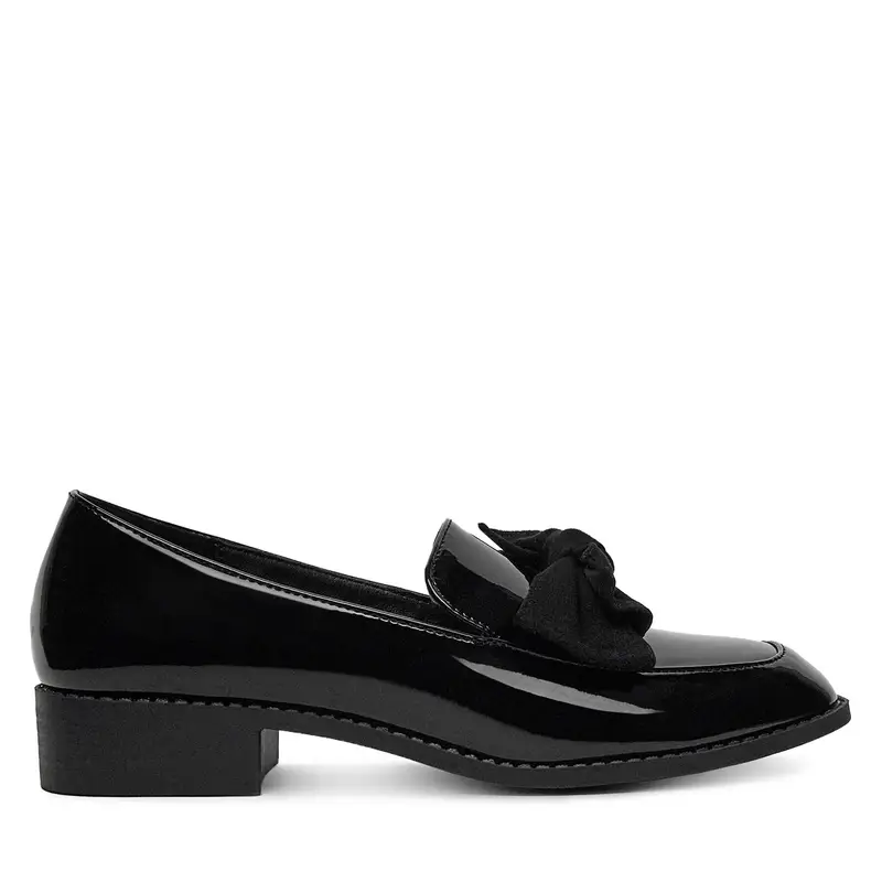 Chunky loafers DeeZee SQ873-1-BLACK PAT Nero