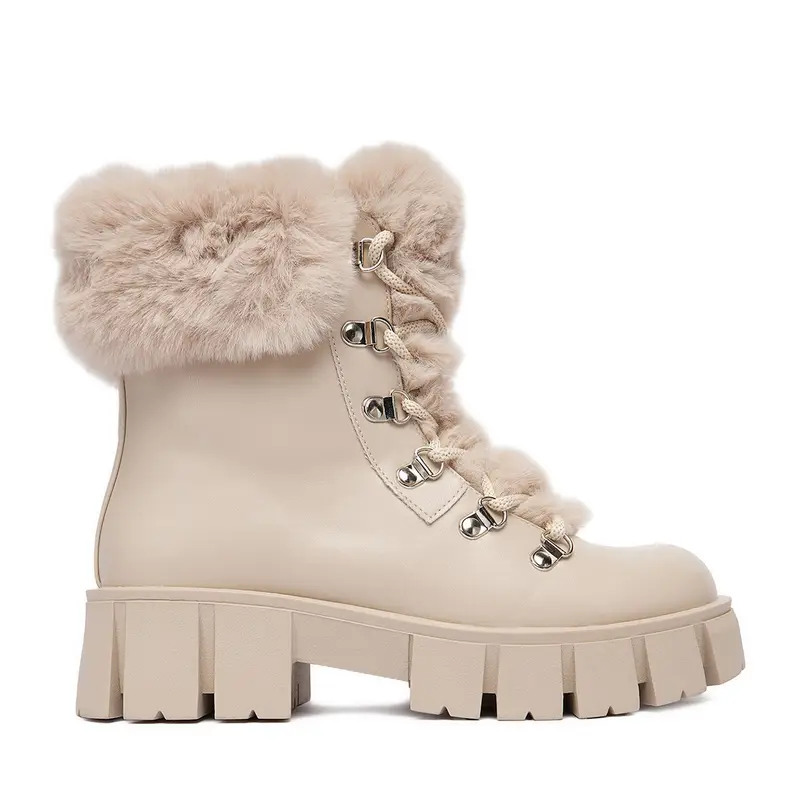 Polacchine DeeZee 90190-6 Écru Écru