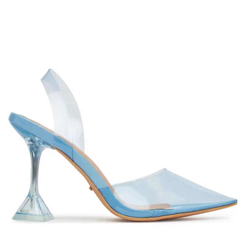Scarpe stiletto DeeZee ZALHT-02 BLUE PU Blu