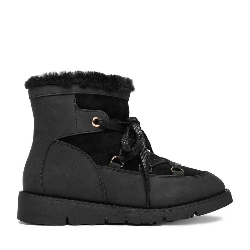Stivali da neve DeeZee 17125-1-BLACK PU Nero