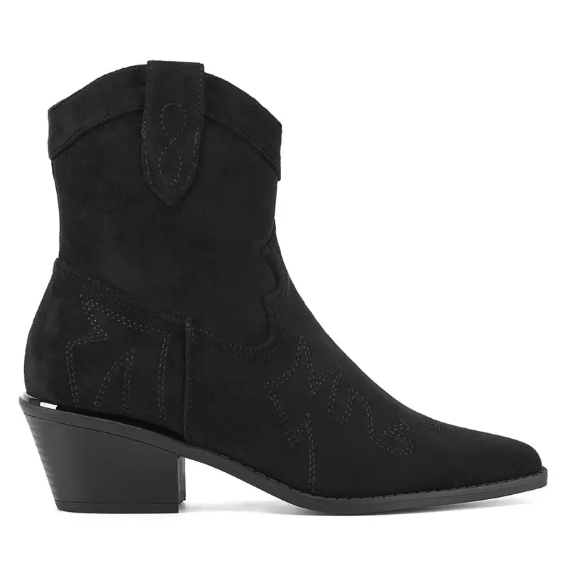 Stivali texani DeeZee HY80057-2 Nero