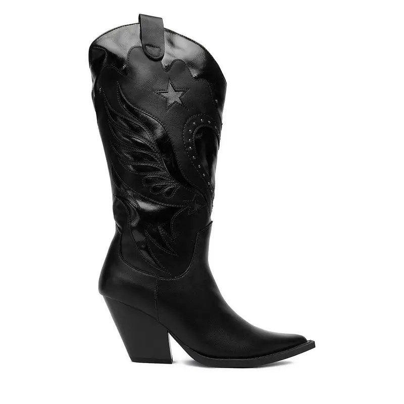 Stivali texani DeeZee W3LH170101 Nero