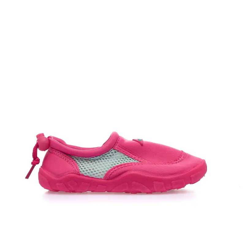 Scarpe bimba fucsia da scoglio con suola in gomma