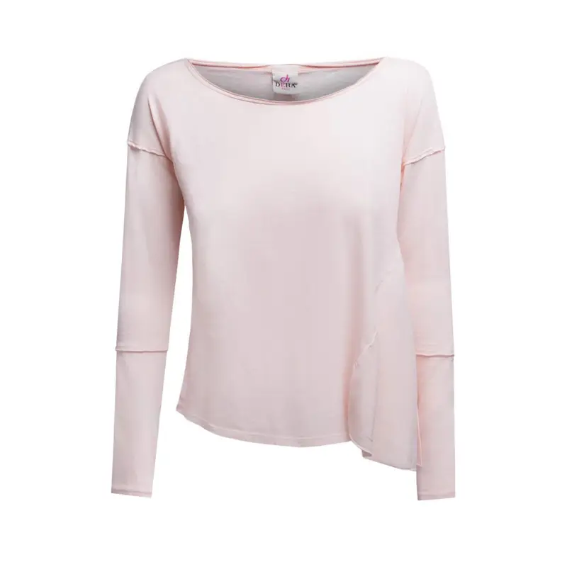 T-Shirt Donna Ml Giro Rosa M