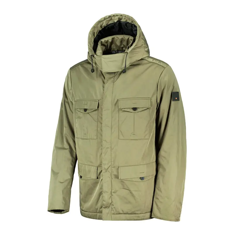 GIACCA FIELD CAPPUCCIO STACCABILE SKATE Verde