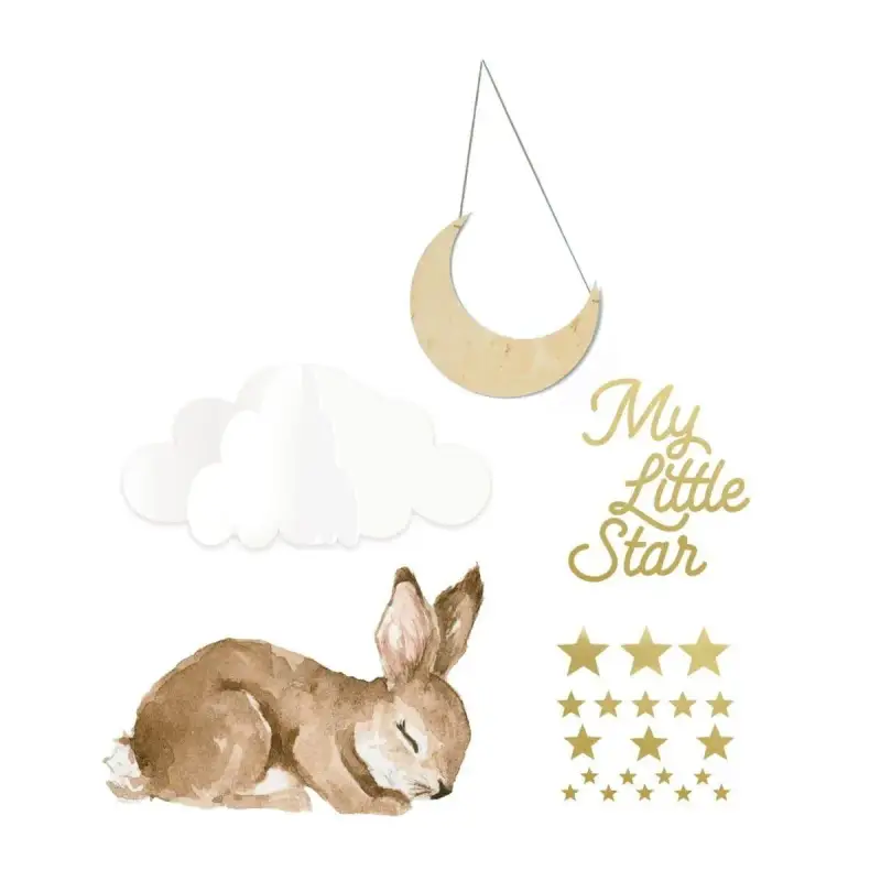 Adesivi per bambini Dekornik Bunny Set