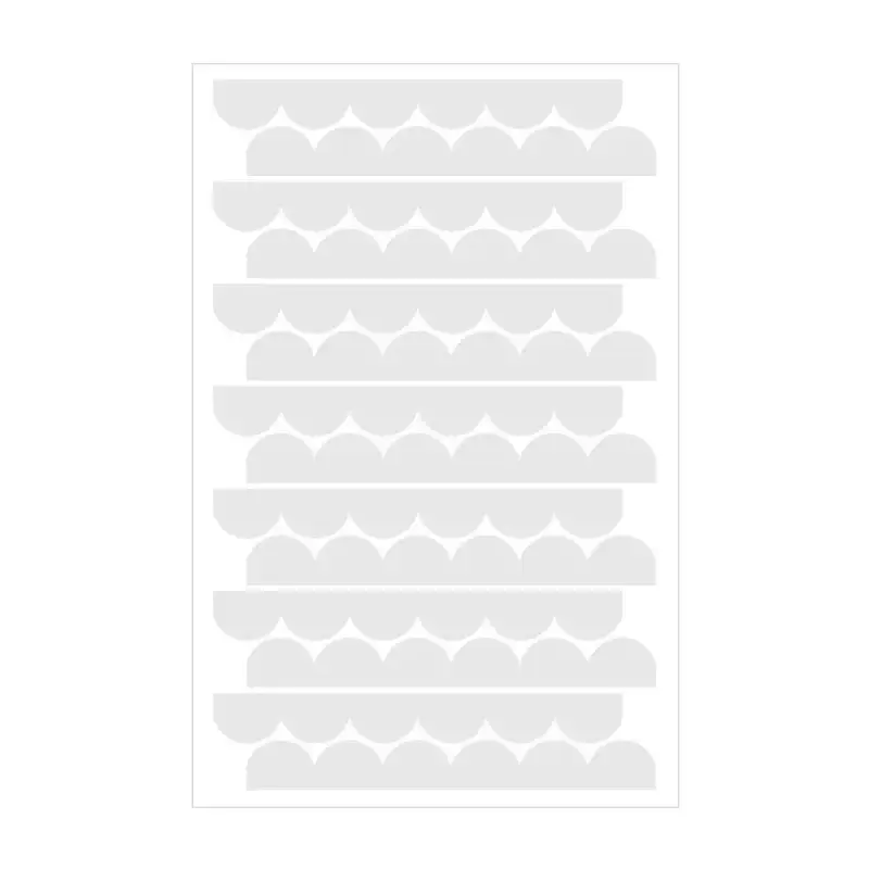 Adesivi per bambini Dekornik Circles Gray