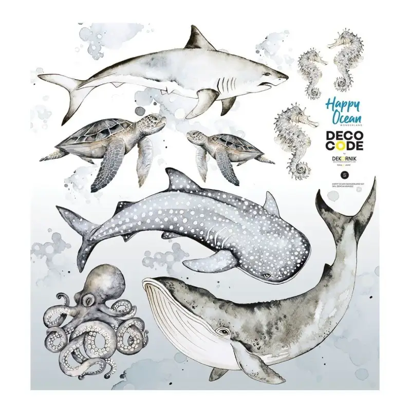 Adesivi per bambini Dekornik Happy Ocean Wonderland