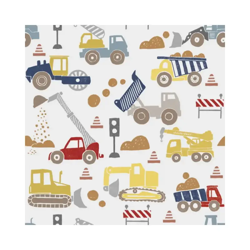 Carta da parati per bambini Dekornik Construction