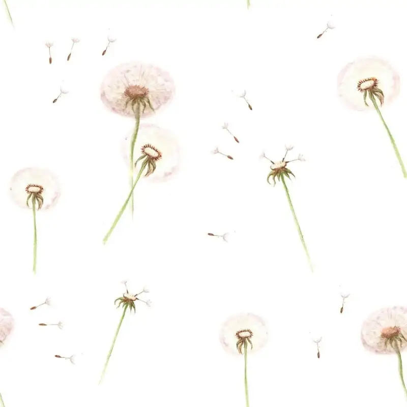 Carta da parati per bambini Dekornik Dandelions