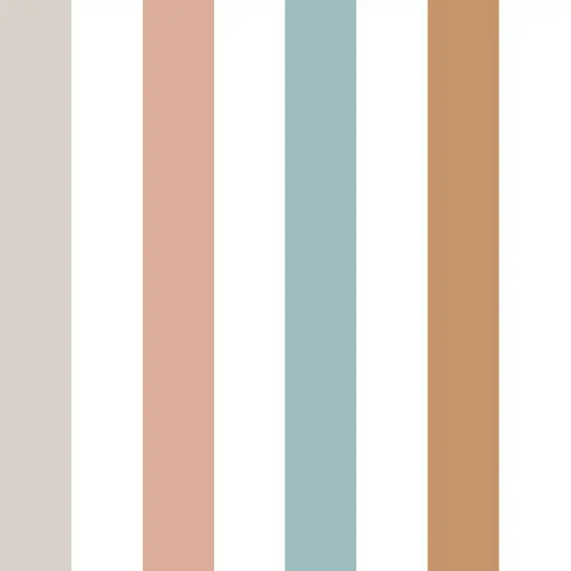 Carta da parati per bambini Dekornik Portofino Colour Stripes