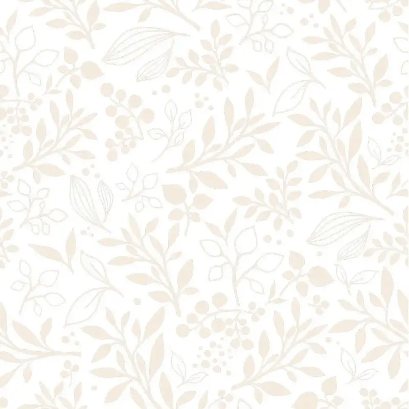 Carta da parati semplice per bambini Dekornik Subtle Flowers