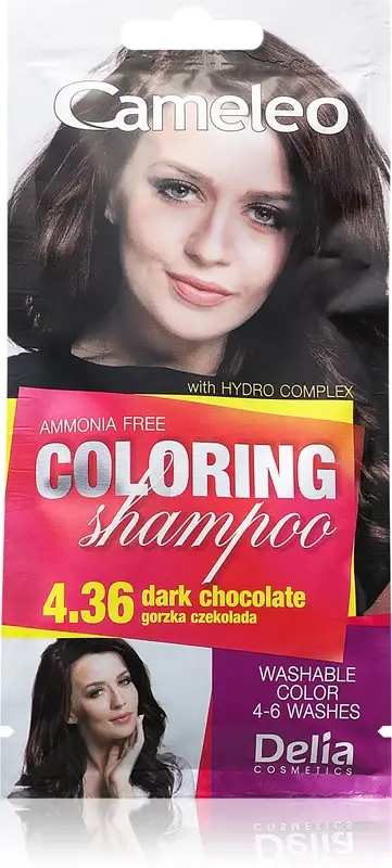 Cameleo shampoo colorato per capelli colore 4.36 Cioccolato Fondente 40 ml