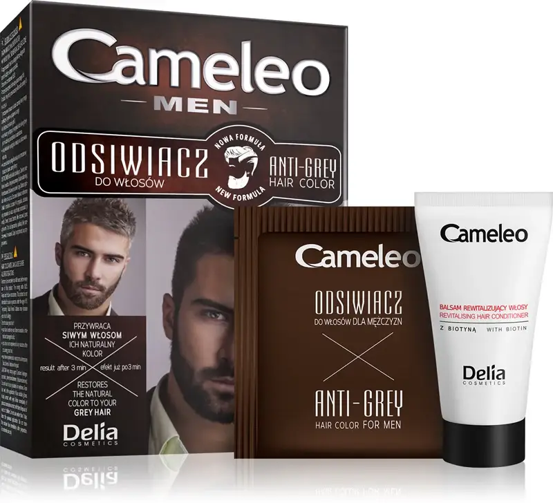 Cameleo Tinta Per Capelli Per Uomo 2 Pz