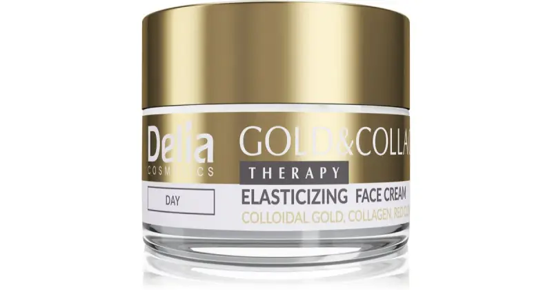 Gold & Collagen Therapy Crema Giorno Che Aumenta L'Elasticità Della Pelle 50 Ml